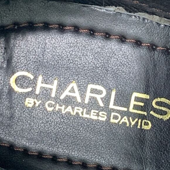 Charles By Charles David Women's Suede Leather Yale Ankle Bootie Brown Size 8.5 - Picture 8 of 9